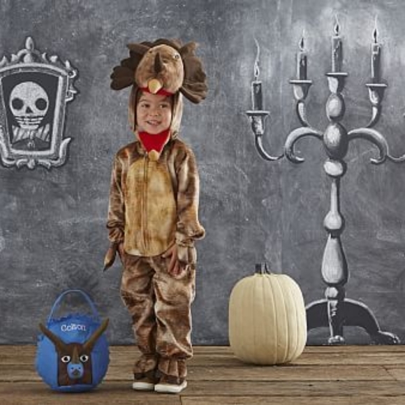 Pottery barn kids triceratops costume New without tags size 4-6 - Picture 1 of 3